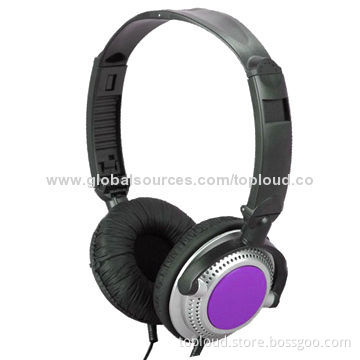 Stylish Stereo Headphones for Computers with 3.5mm Plug